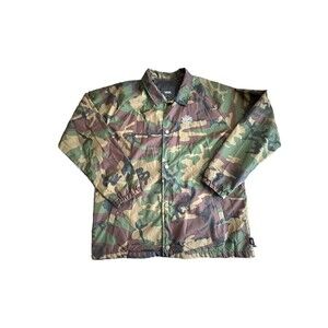 Vans Torrey Jacket Sz XL Youth Boys Camouflage Camo Windbreaker Snap Button T1-5